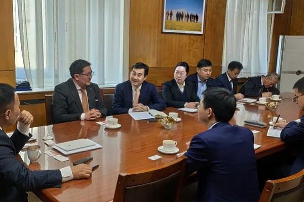 吴澜率本溪市经贸代表团访问蒙古国