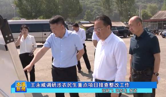 王永威调研涉农民生重点项目排查整改工作